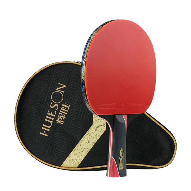 Ping Pong Paddel Hard Case Einzel Professionelles Training Carbon Tischtennisschläger Schläger Ping Pong Paddel Tischtennisschläger
