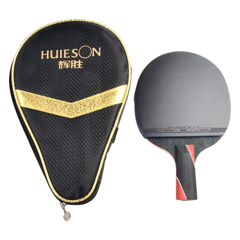 Ping Pong Paddel Hard Case Einzel Professionelles Training Carbon Tischtennisschläger Schläger Ping Pong Paddel Tischtennisschläger