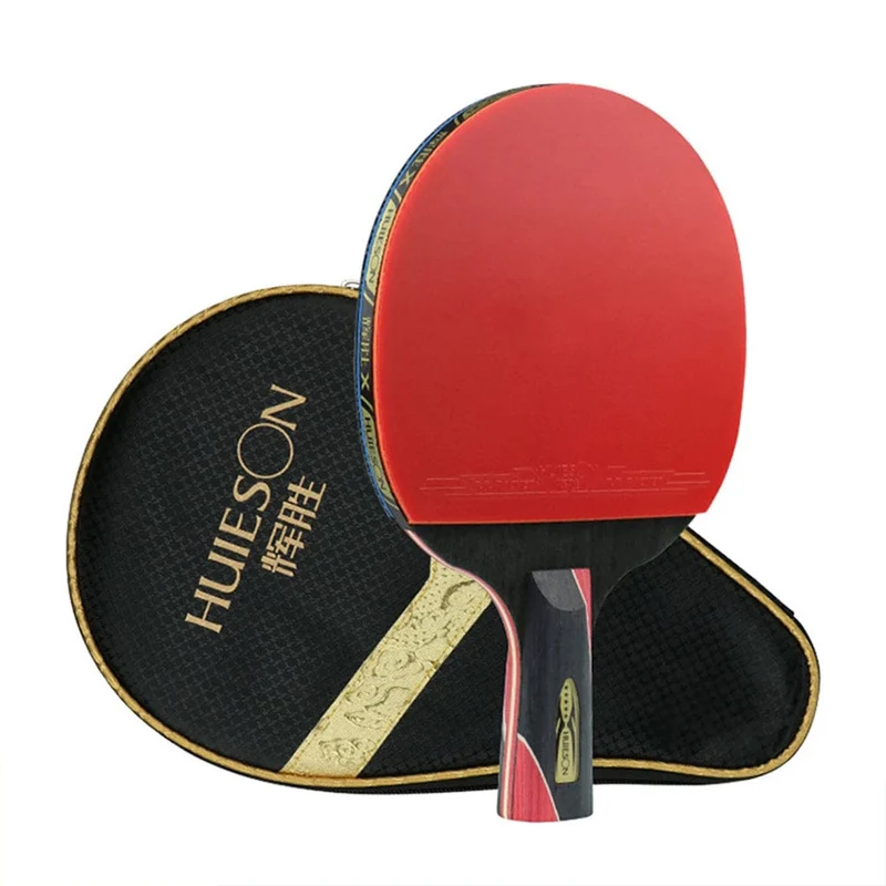 Ping Pong Paddel Hard Case Einzel Professionelles Training Carbon Tischtennisschläger Schläger Ping Pong Paddel Tischtennisschläger