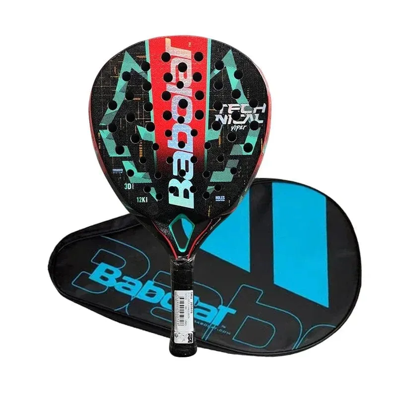 Neuer Pala Padel-Tennisschläger mit weicher Oberfläche aus Karbonfaser, leichter und modischer EVA-Sportschläger, Outdoor-Ausrüstung