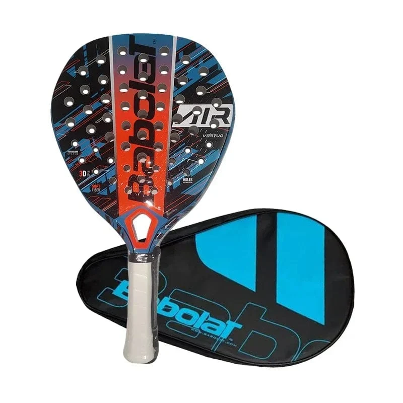 Neuer Pala Padel-Tennisschläger mit weicher Oberfläche aus Karbonfaser, leichter und modischer EVA-Sportschläger, Outdoor-Ausrüstung