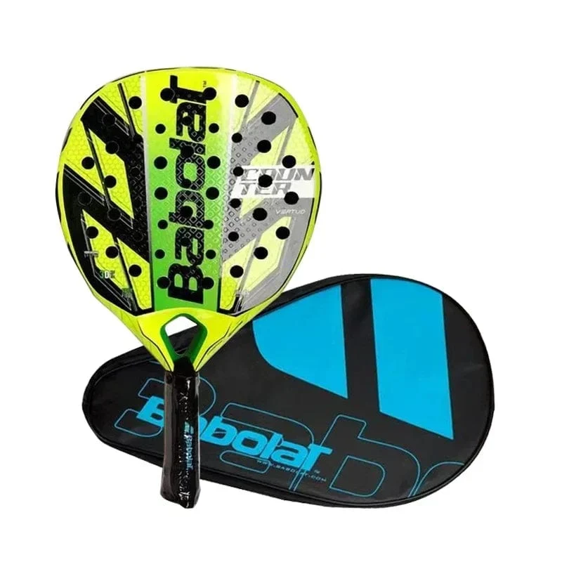 Neuer Pala Padel-Tennisschläger mit weicher Oberfläche aus Karbonfaser, leichter und modischer EVA-Sportschläger, Outdoor-Ausrüstung
