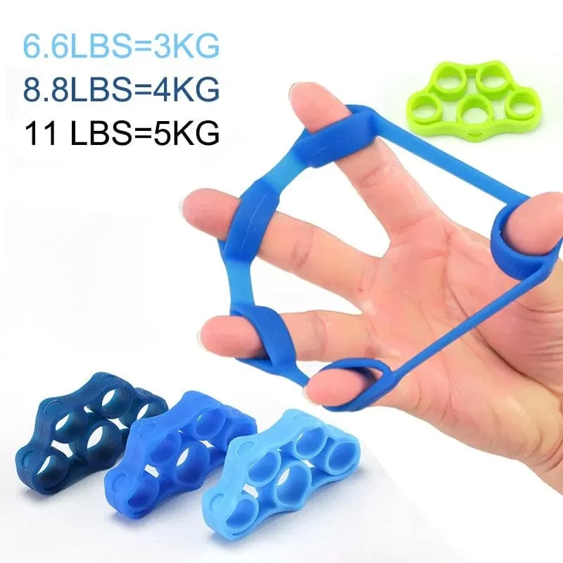 Silikon Finger Greifer Gym Hand Grip Widerstand Band Handgelenk Bahre Elastische Fünf Finger Expander Kraft Trainer Übung