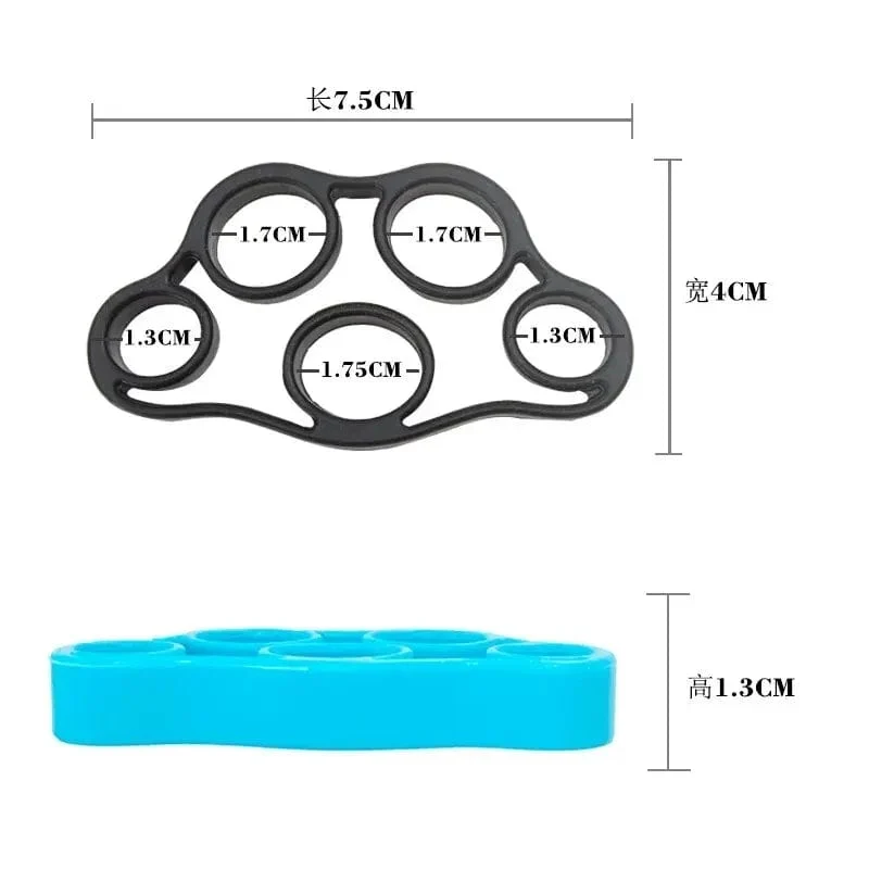 Silikon Finger Greifer Gym Hand Grip Widerstand Band Handgelenk Bahre Elastische Fünf Finger Expander Kraft Trainer Übung