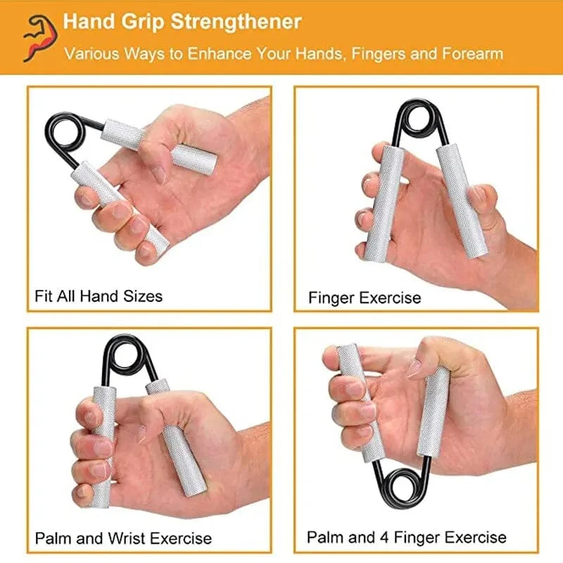 Aluminium-Handgriff für Fitnessstudio, Fitness, Fingertrainer, Armkrafttrainer, Muskelregeneration, Rehabilitation, Entwickler, Greifer