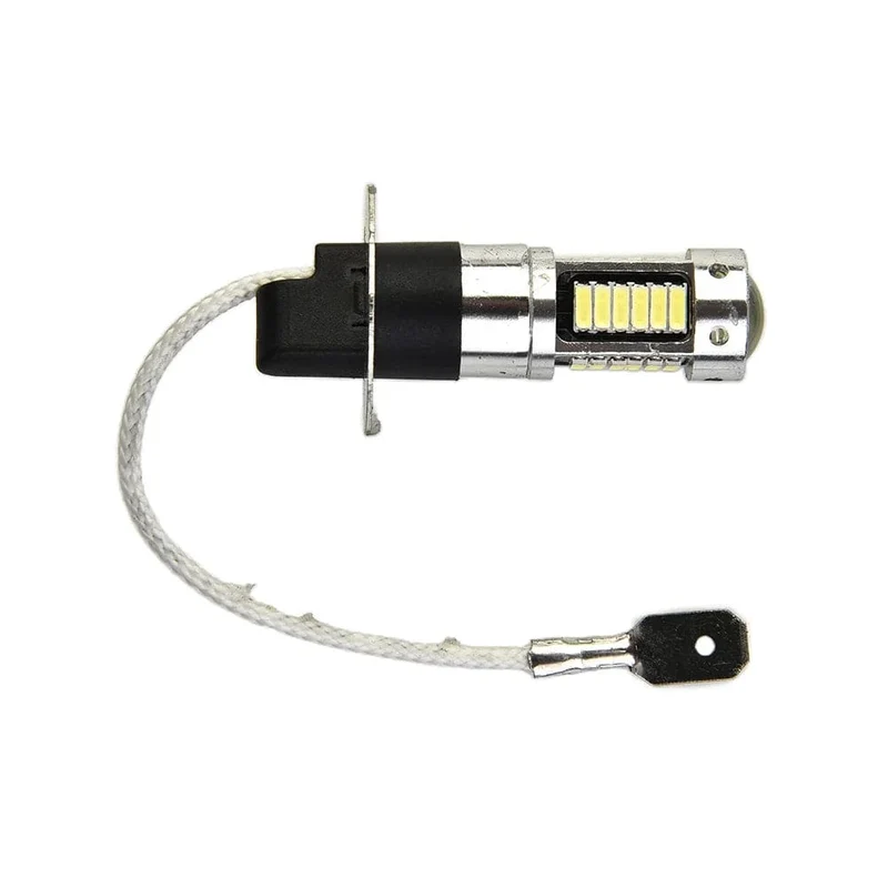 2Pcs 100W H3 LED Nebelscheinwerfer Lampen 6000K Power Lampe Weiß Tagfahrlicht 12V-24V Led-lampe Nebelscheinwerfer Zubehör