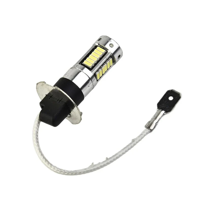 2Pcs 100W H3 LED Nebelscheinwerfer Lampen 6000K Power Lampe Weiß Tagfahrlicht 12V-24V Led-lampe Nebelscheinwerfer Zubehör