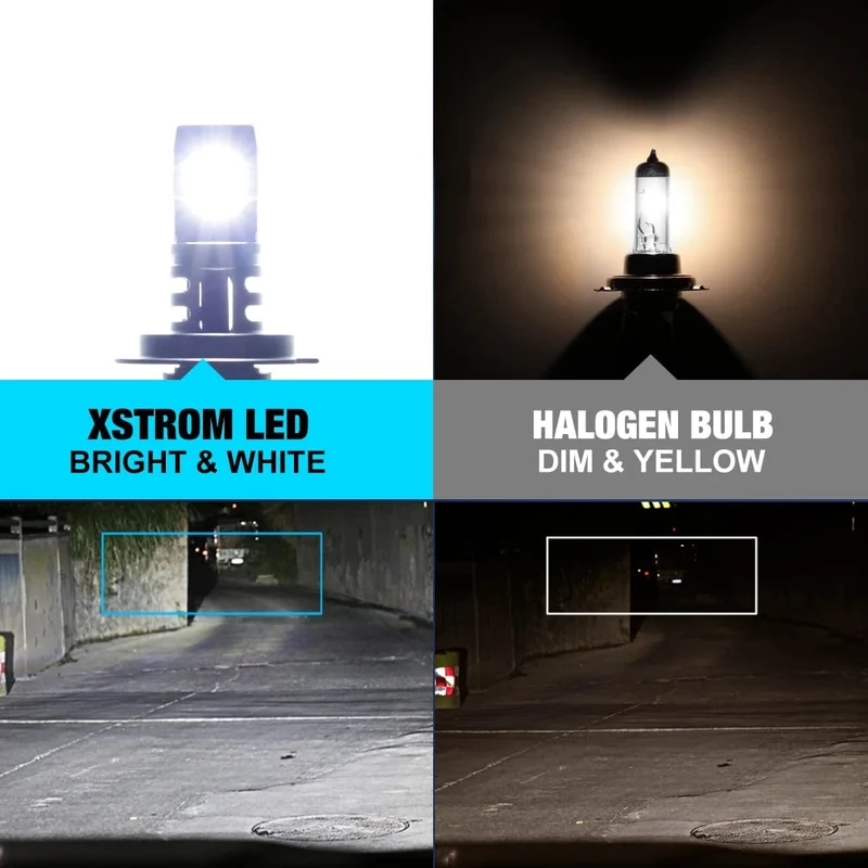 XSTORM H7 LED Scheinwerfer Birne Mini Wireless 60W 20000LM 6500K CSP für Auto Scheinwerfer Auto Diode Lampen H7 turbo Led 12V Automobil