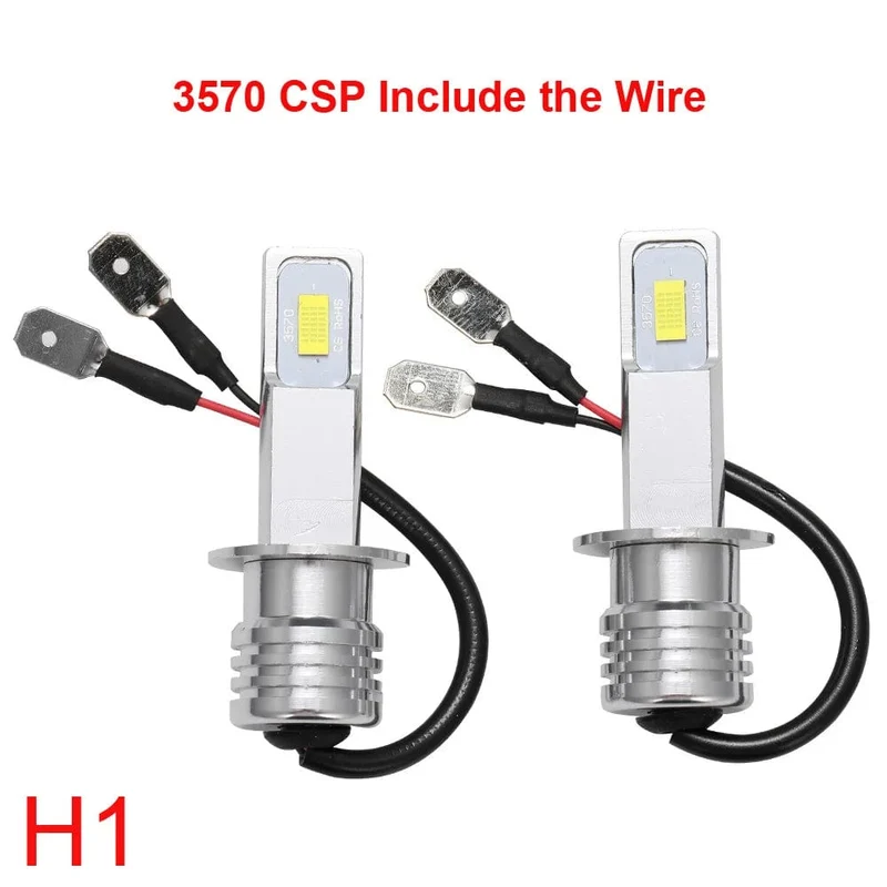 2 Stück H7 LED-Scheinwerferlampen SH1 H3 H11 H4 H6 20000LM 12V 6000K Auto-LED-Scheinwerfer IP68 Umbau-Hi/Lo-Beam-Kit Fahrlicht