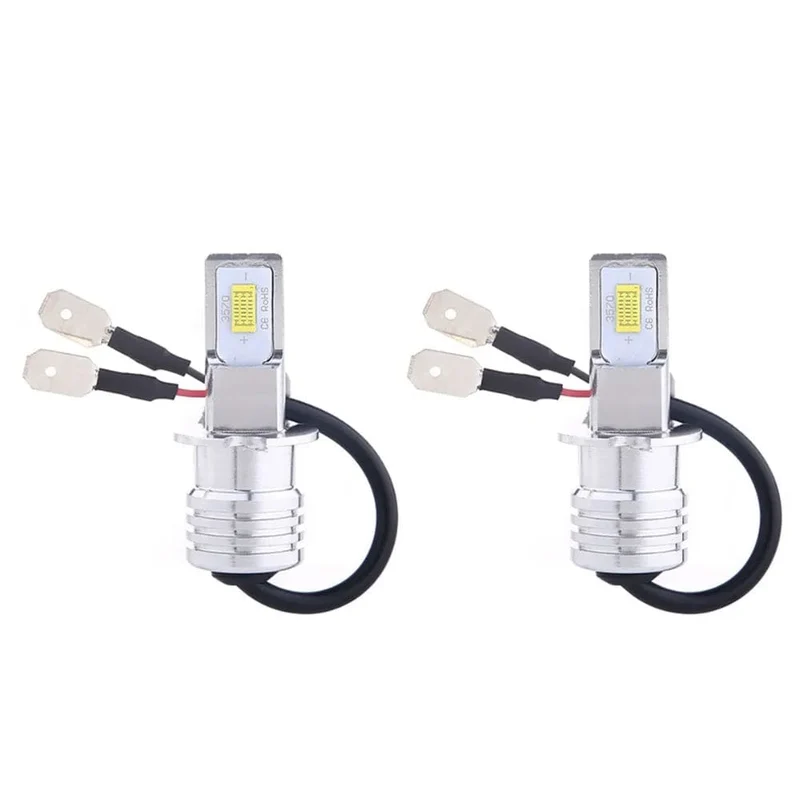 2 Stück H7 LED-Scheinwerferlampen SH1 H3 H11 H4 H6 20000LM 12V 6000K Auto-LED-Scheinwerfer IP68 Umbau-Hi/Lo-Beam-Kit Fahrlicht