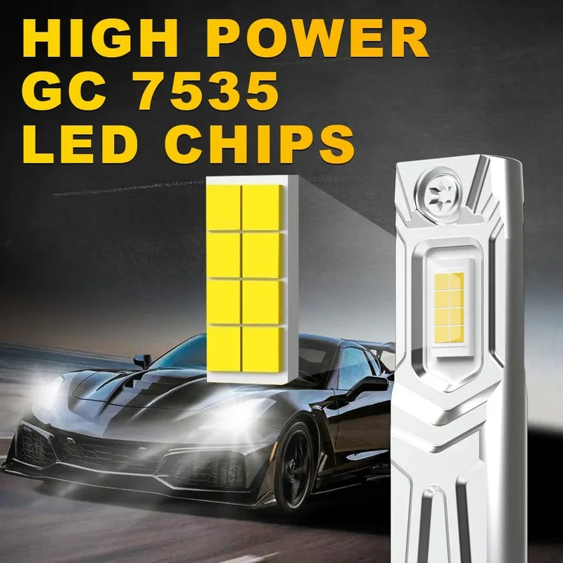 2 Stücke Turbo H1 LED Scheinwerfer Autolampen 20000LM 100W 6000K Weiß Superhelle Lampen Für Ford Fiesta Focus mk4 Octavia Fiat Punto