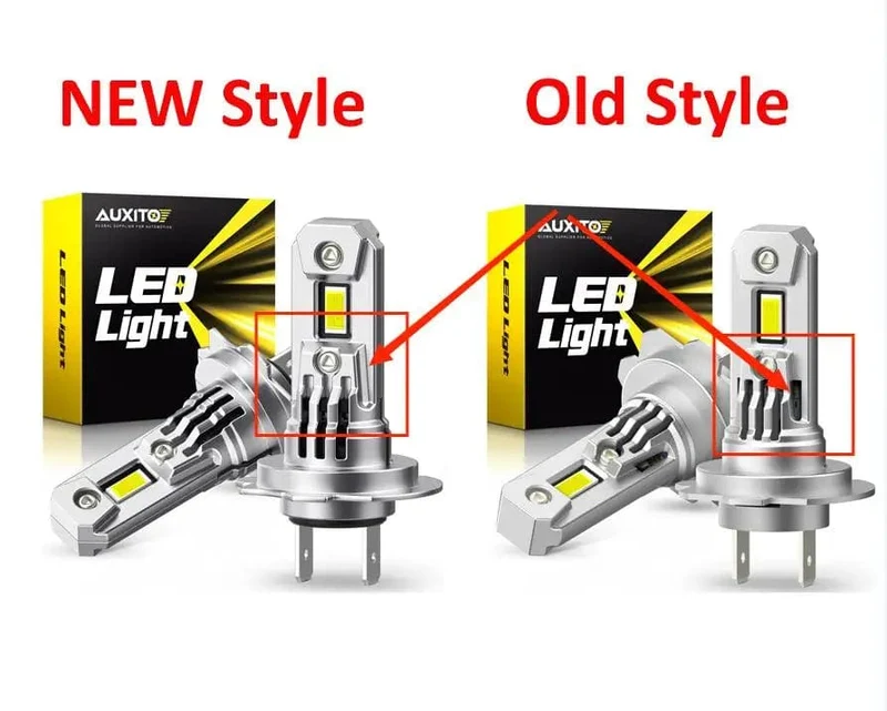 AUXITO 2 Stück Turbo H7 LED Canbus Kein Fehler Scheinwerferlampen mit Lüfter 100 W Hochleistungs-H7 LED-Autoscheinwerferlampe CSP Chip 20000LM
