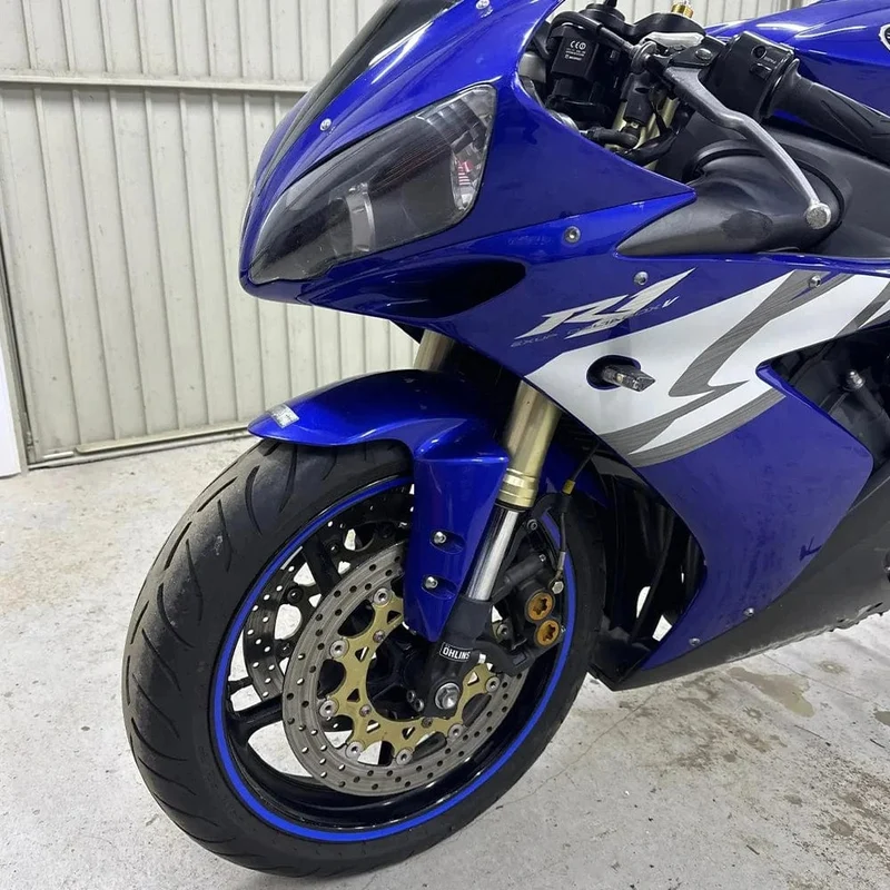 Für SUZUKI GSF Bandit 650 650S 1000 1200 1250 SV650 Zubehör Motorrad-Radaufkleber, 16 Stück, bunte reflektierende Felgenstreifen