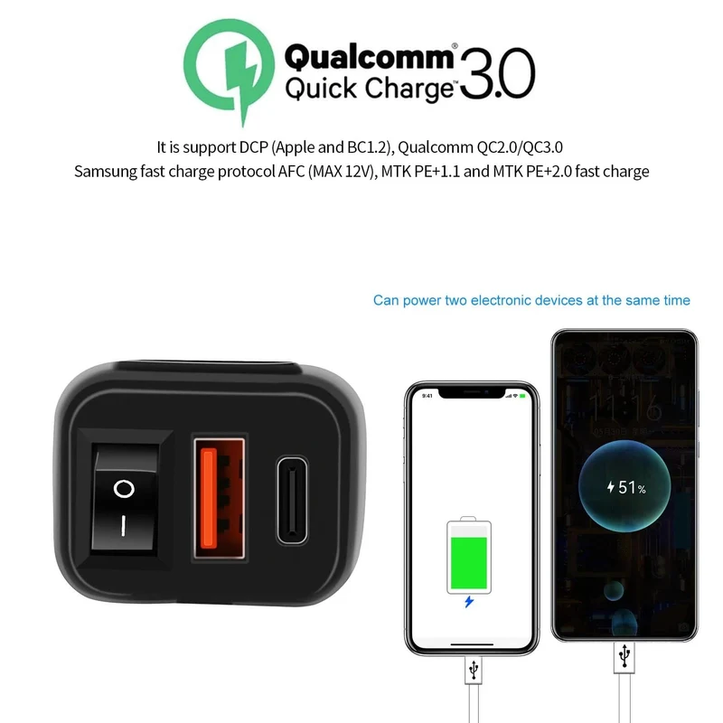 Motorrad USB Schnelle handy Ladegerät Wasserdicht 12v Port Buchse Stecker Mit Zelle Mobile Voltmeter Digital Für Bike Moto