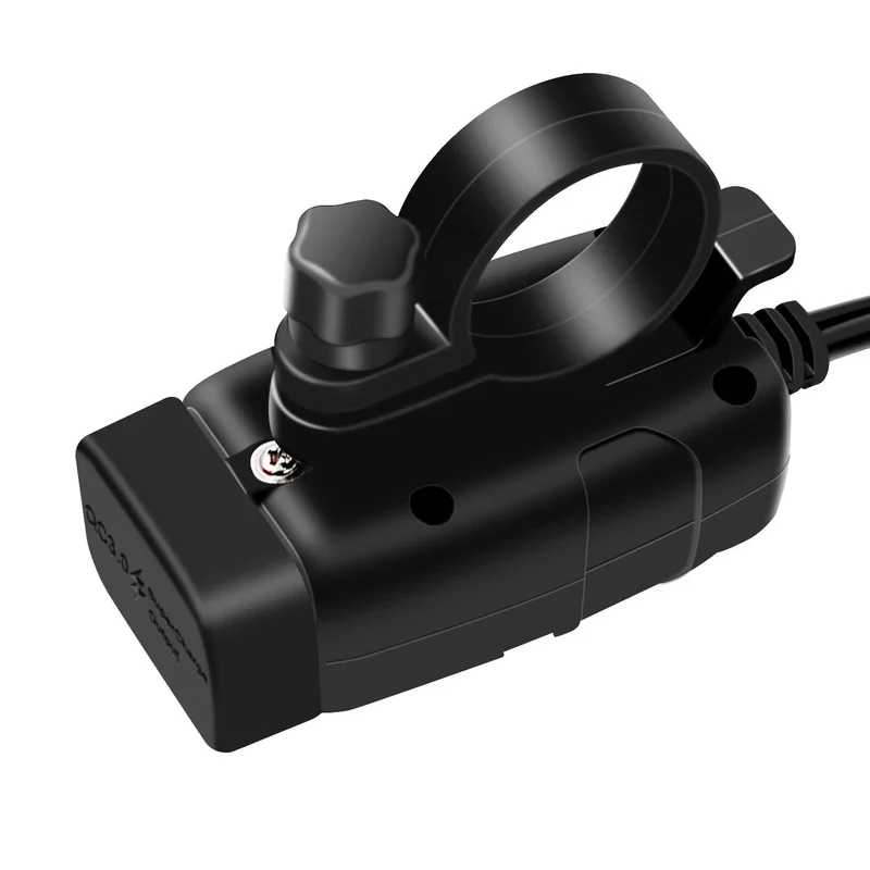 Motorrad USB Schnelle handy Ladegerät Wasserdicht 12v Port Buchse Stecker Mit Zelle Mobile Voltmeter Digital Für Bike Moto