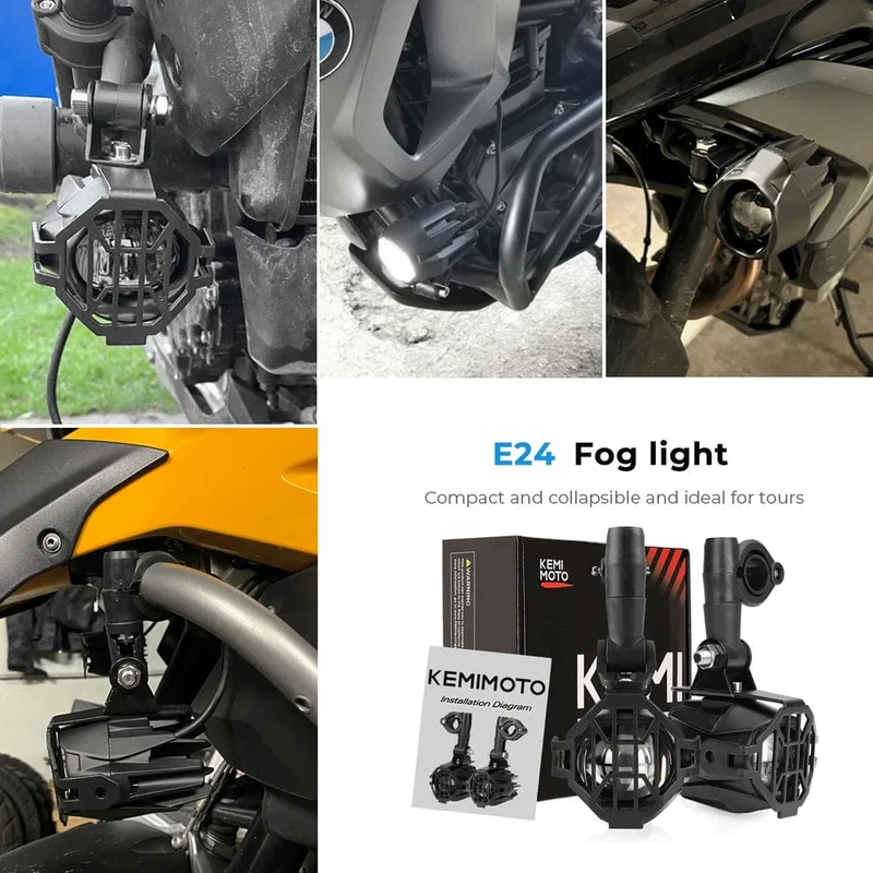 R1200GS 40W Motorrad LED Nebel Lichter Hilfs Assembliy Für BMW R1200GS F850GS F750GS F 850GS 750GS 1250GS GS LC Abenteuer
