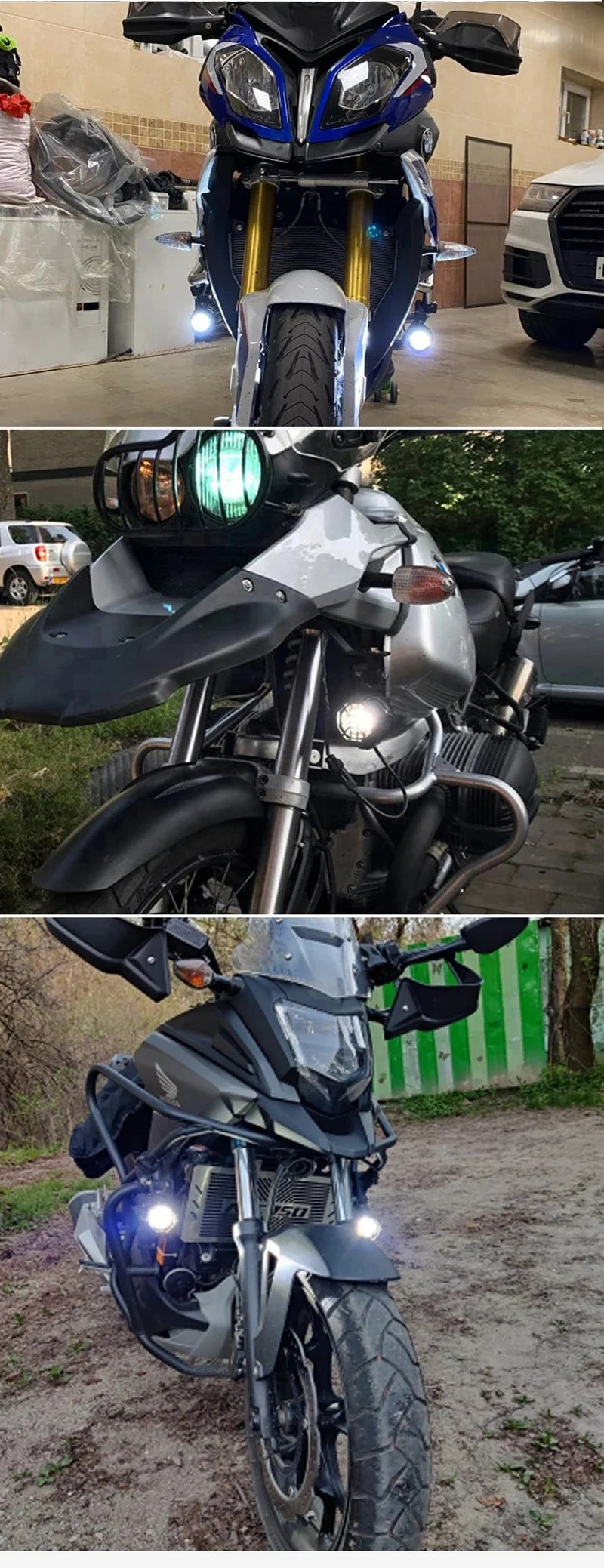 R1200GS 40W Motorrad LED Nebel Lichter Hilfs Assembliy Für BMW R1200GS F850GS F750GS F 850GS 750GS 1250GS GS LC Abenteuer