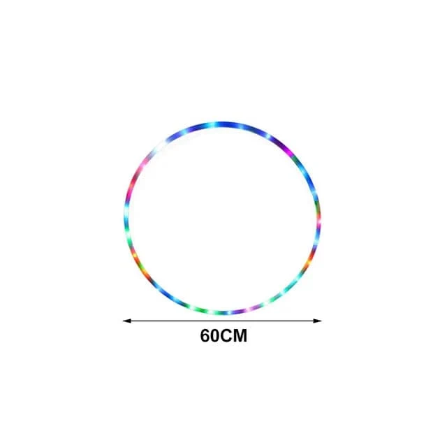 Sport Hoop lose gewicht materiel sport fitness hoop ausrüstung yoga Kreis 90CM 7 Farbe aro LED Blinkt Sport körper gebäude ring