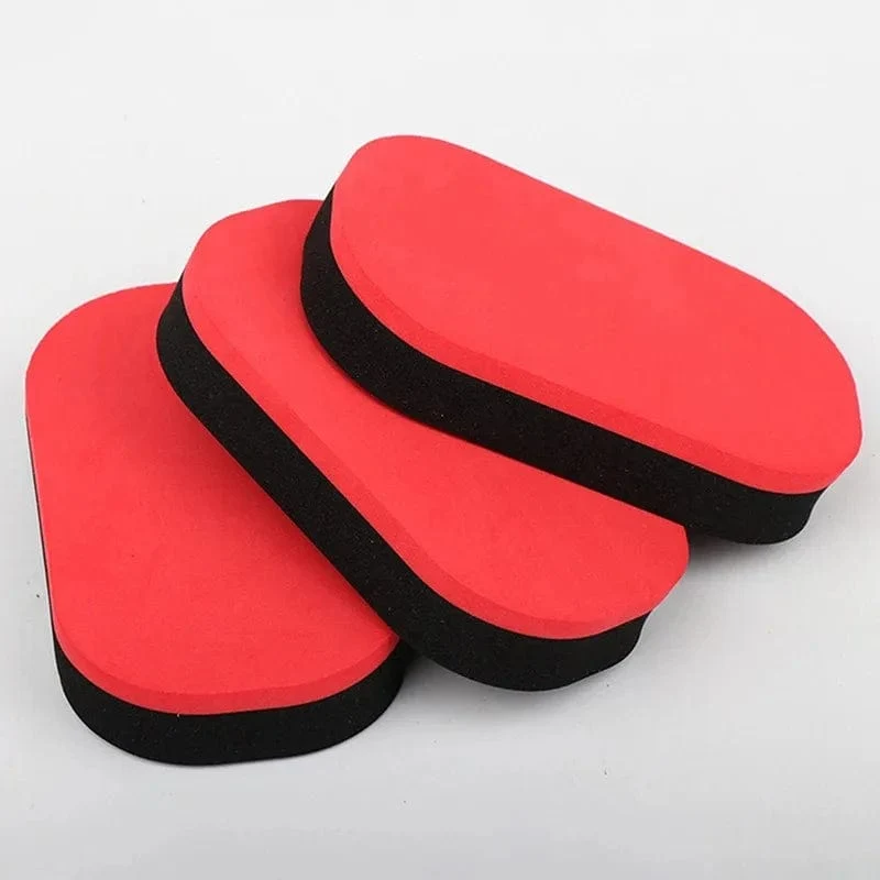 Tischtennisschläger-Gummi-Reinigungsmittel, Schwamm zum Abwischen von Gummi-Baumwolle, hoher Dichte, roter schwarzer Schwamm, der weich und ohne Verschlackung abwischt