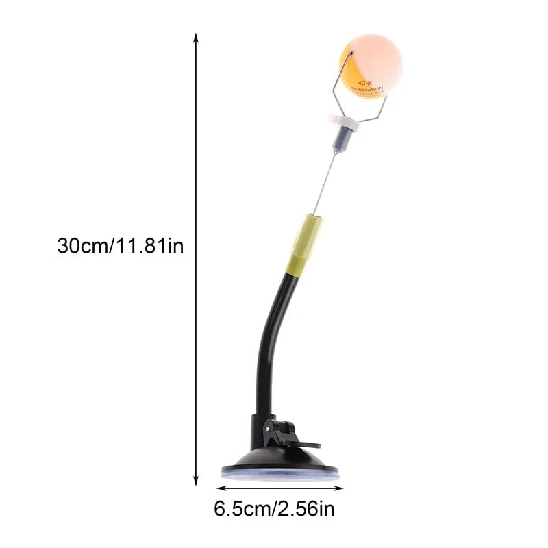 Professioneller tragbarer Tischtennistrainer Pingpong-Trainingsroboter Rapid Rebound Ball Clip Trainingsmaschine Saugtyp