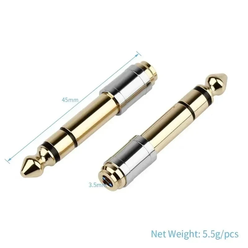 Jack 3.5 Zu 6.35 Audio Adapter 6.5mm Zu 3.5mm Konverter Männlich Weiblich Stecker Kopfhörer Stecker 6.3mm Verbraucher Elektronik