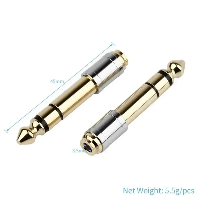 3.5 zu 6.35 Audio Adapter 6.5mm Zu 3.5mm Jack Konverter Männlich Weiblich Stecker Kopfhörer Stecker 6.3mm 6.5mm Verbraucher Elektronik