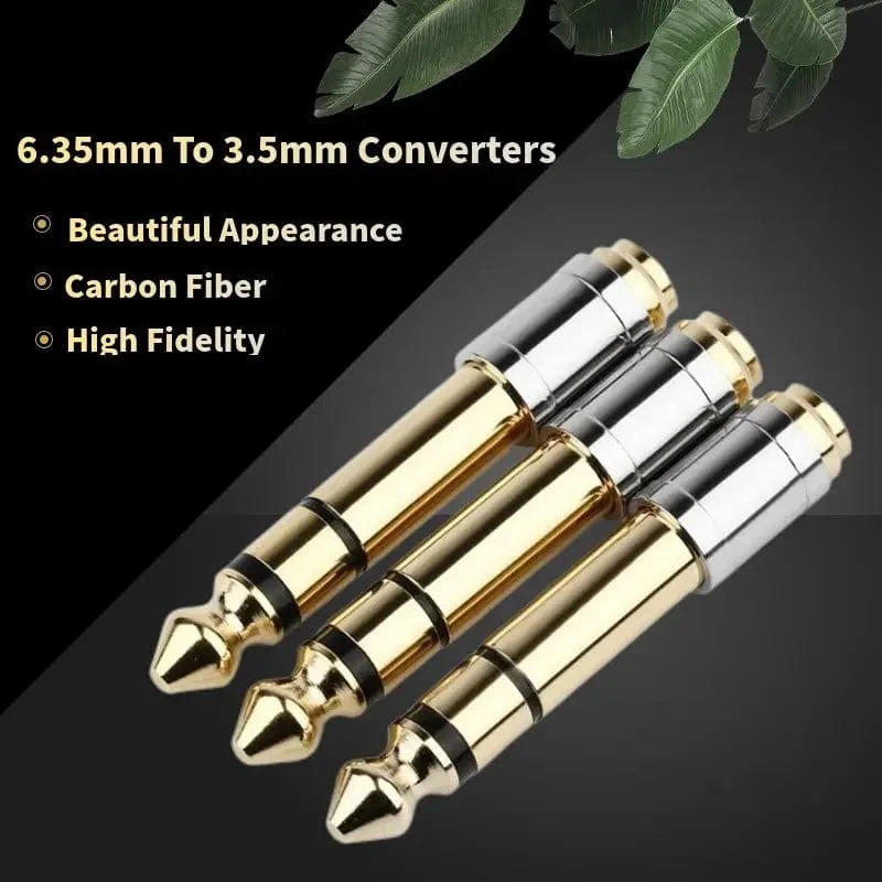 3.5 zu 6.35 Audio Adapter 6.5mm Zu 3.5mm Jack Konverter Männlich Weiblich Stecker Kopfhörer Stecker 6.3mm 6.5mm Verbraucher Elektronik