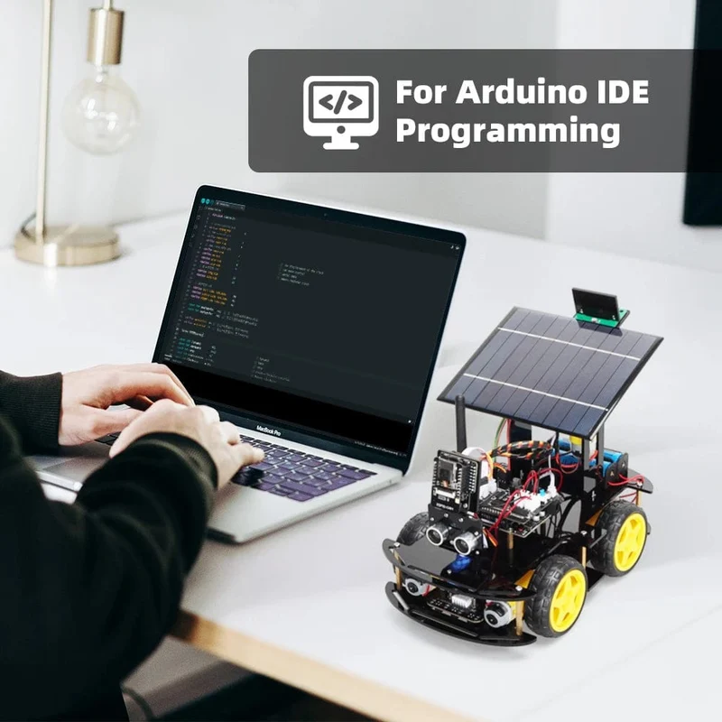 ESP32 Automatisierungsroboter-Kits für Arduino Solar Charging Meistverkaufte Unterhaltungselektronik Künstliche Intelligenz Smart Robot Kit