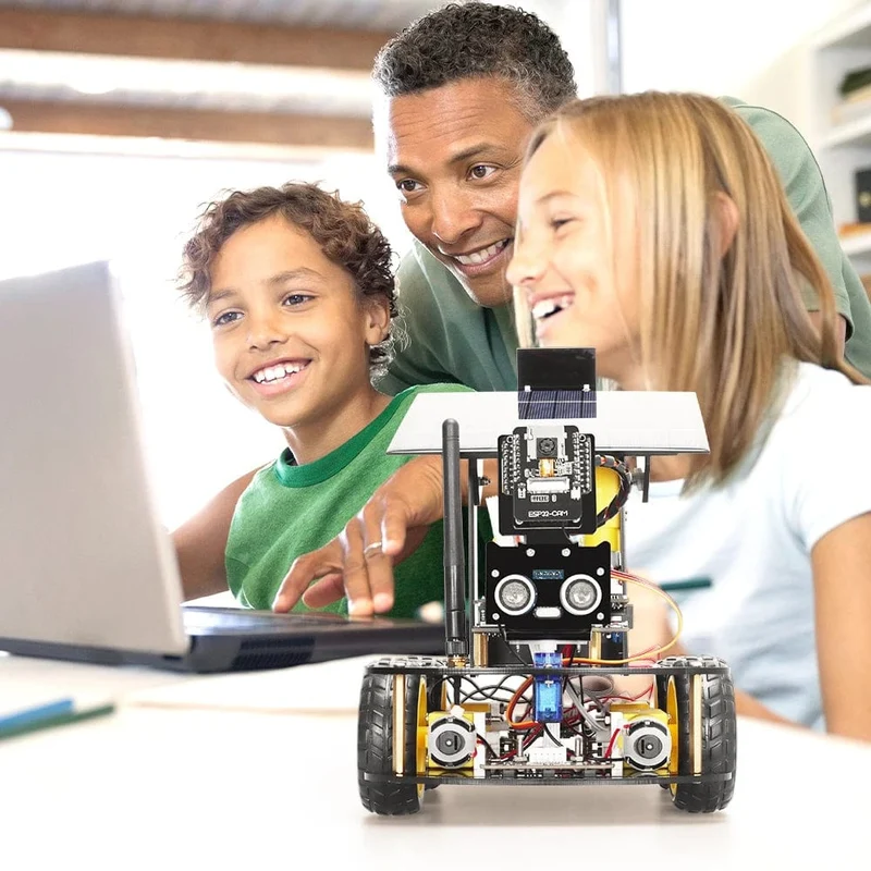 ESP32 Automatisierungsroboter-Kits für Arduino Solar Charging Meistverkaufte Unterhaltungselektronik Künstliche Intelligenz Smart Robot Kit