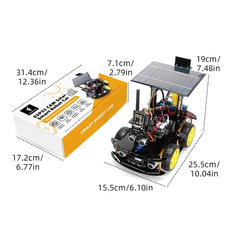 ESP32 Automatisierungsroboter-Kits für Arduino Solar Charging Meistverkaufte Unterhaltungselektronik Künstliche Intelligenz Smart Robot Kit