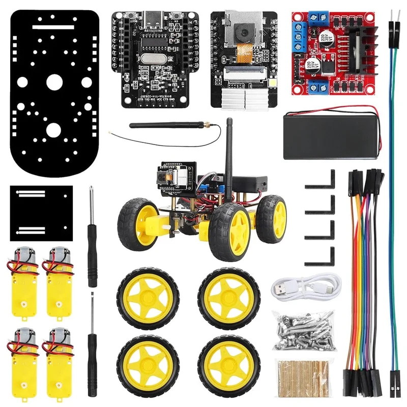 ESP32 Automatisierungsroboter-Kits für Arduino Solar Charging Meistverkaufte Unterhaltungselektronik Künstliche Intelligenz Smart Robot Kit