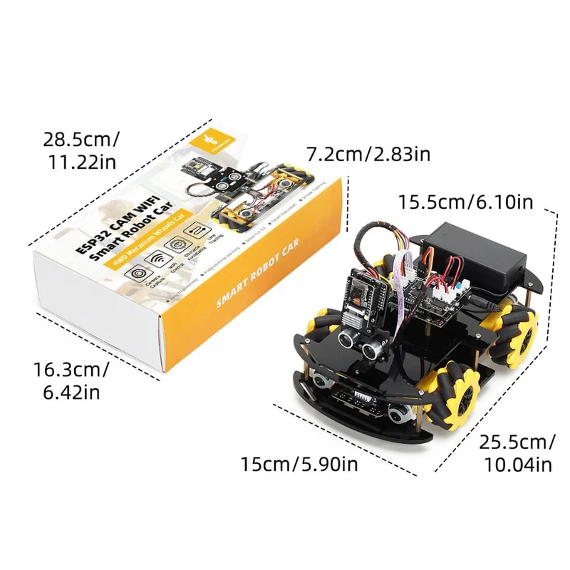 ESP32 Automatisierungsroboter-Kits für Arduino Solar Charging Meistverkaufte Unterhaltungselektronik Künstliche Intelligenz Smart Robot Kit