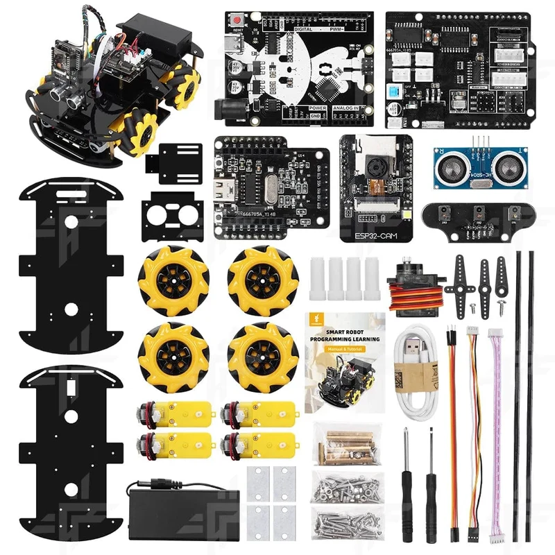 ESP32 Automatisierungsroboter-Kits für Arduino Solar Charging Meistverkaufte Unterhaltungselektronik Künstliche Intelligenz Smart Robot Kit