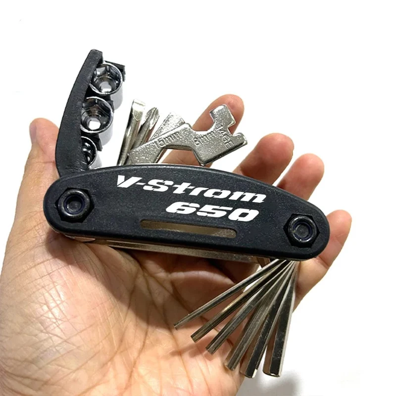 Für Suzuki V-Strom 250 650 1000 1050 XT V Strom VStrom 800DE DL650 Motorrad Multifunktionswerkzeug Tragbarer Reparatur-Schraubendreher-Satz