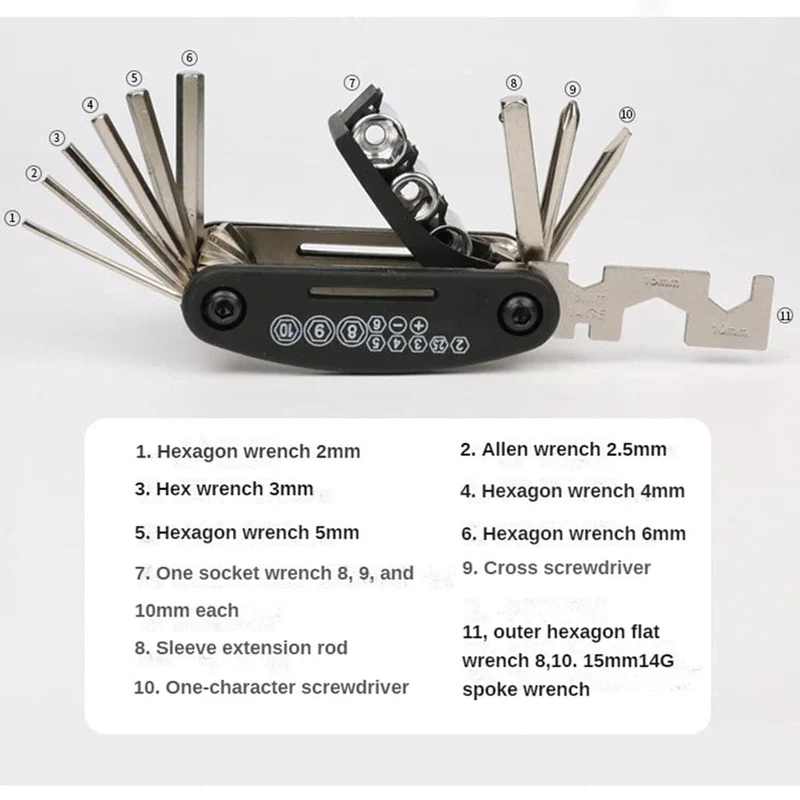 Für Suzuki V-Strom 250 650 1000 1050 XT V Strom VStrom 800DE DL650 Motorrad Multifunktionswerkzeug Tragbarer Reparatur-Schraubendreher-Satz