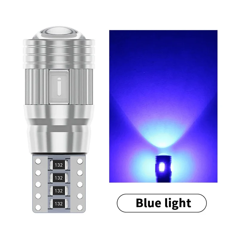 2 stücke T10 W5W Led-lampe Canbus Kein fehler 12V 6000K 5630 6SMD Auto Clarance Wedge Seite Reverse lampen Drehen Singal Licht Weiß Bernstein