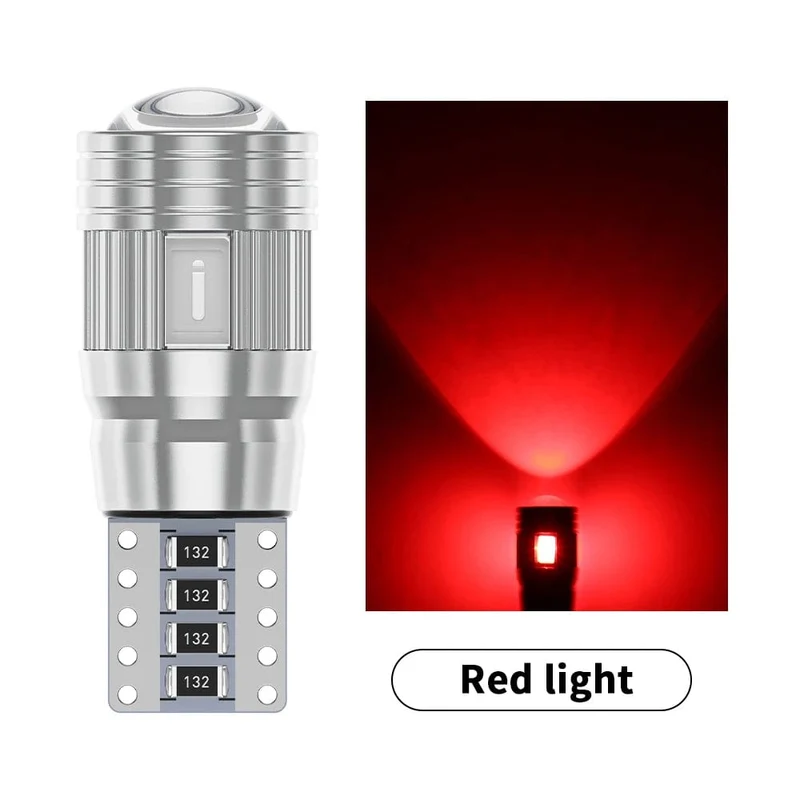 2 stücke T10 W5W Led-lampe Canbus Kein fehler 12V 6000K 5630 6SMD Auto Clarance Wedge Seite Reverse lampen Drehen Singal Licht Weiß Bernstein
