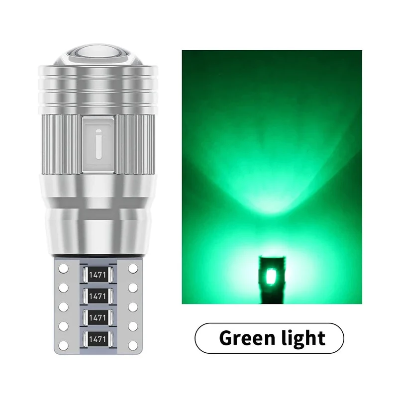 2 stücke T10 W5W Led-lampe Canbus Kein fehler 12V 6000K 5630 6SMD Auto Clarance Wedge Seite Reverse lampen Drehen Singal Licht Weiß Bernstein