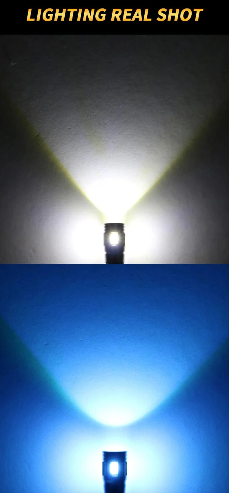 2 stücke T10 W5W Led-lampe Canbus Kein fehler 12V 6000K 5630 6SMD Auto Clarance Wedge Seite Reverse lampen Drehen Singal Licht Weiß Bernstein