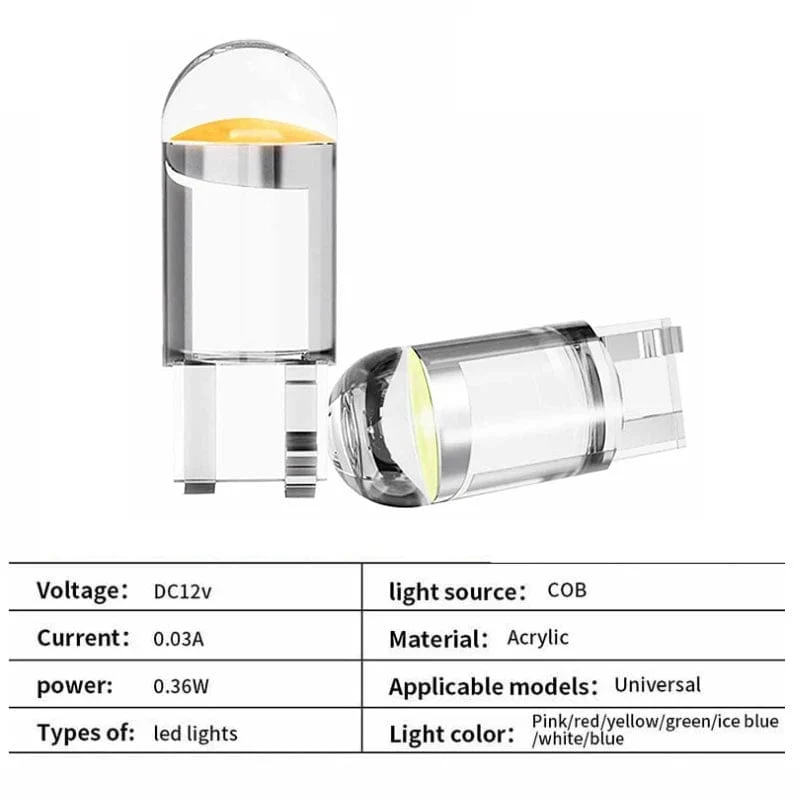 10 stücke T10 W5W WY5W 12V COB Led-lampe Auto Lichter Signal Lampe für Volkswagen golf 4 5 6 7 POLO Tiguan PASSAT TOURAN Scirocco KÄFER