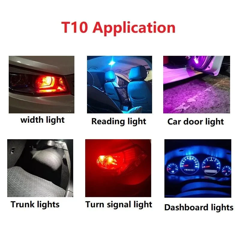 10 stücke T10 W5W WY5W 12V COB Led-lampe Auto Lichter Signal Lampe für Volkswagen golf 4 5 6 7 POLO Tiguan PASSAT TOURAN Scirocco KÄFER