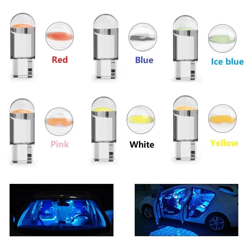 10 stücke T10 W5W WY5W 12V COB Led-lampe Auto Lichter Signal Lampe für Volkswagen golf 4 5 6 7 POLO Tiguan PASSAT TOURAN Scirocco KÄFER