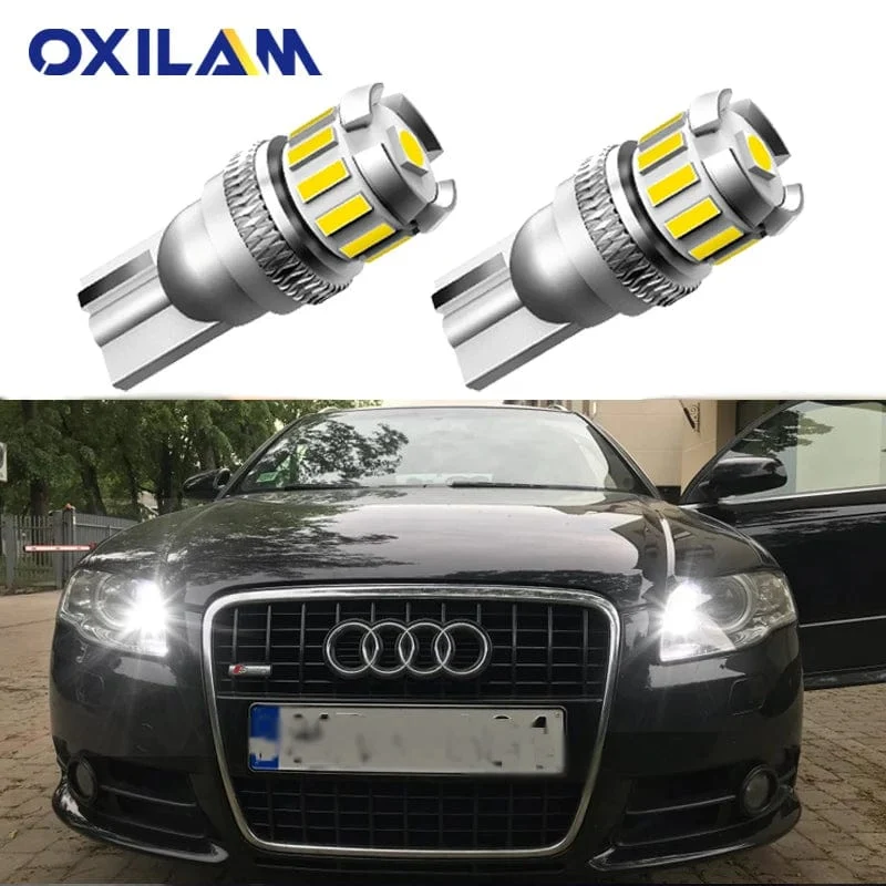 2Pcs W5W T10 LED Lampe Canbus Parkplatz Innen Lichter für Audi A3 A6 A5 8p B6 B8 B7 b5 C6 S3 S4 RS3 TT Quattro Q5 Q7 100 300
