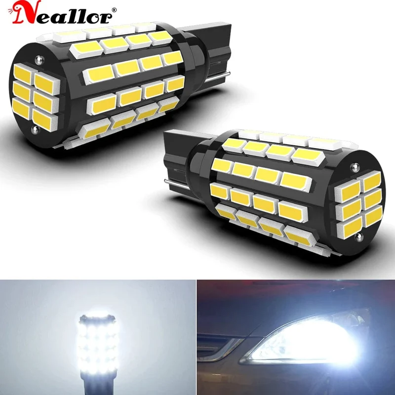 2x Hochleistungs-W5W T10 194 168 LED Canbus extrem helle 54 SMD 3014 Chip-Glühbirnen für Einparkhilfe, Rückfahrkamera, breite Lichter 2821 2825