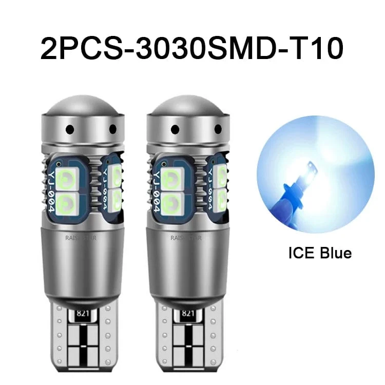 NLpearl 2x Signal Lampe T10 W5W Led Canbus Birne 12V 10SMD 3030 Chips W5W LED 168 194 Auto Keil parkplatz Licht Lesen Dome Licht