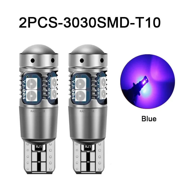 NLpearl 2x Signal Lampe T10 W5W Led Canbus Birne 12V 10SMD 3030 Chips W5W LED 168 194 Auto Keil parkplatz Licht Lesen Dome Licht