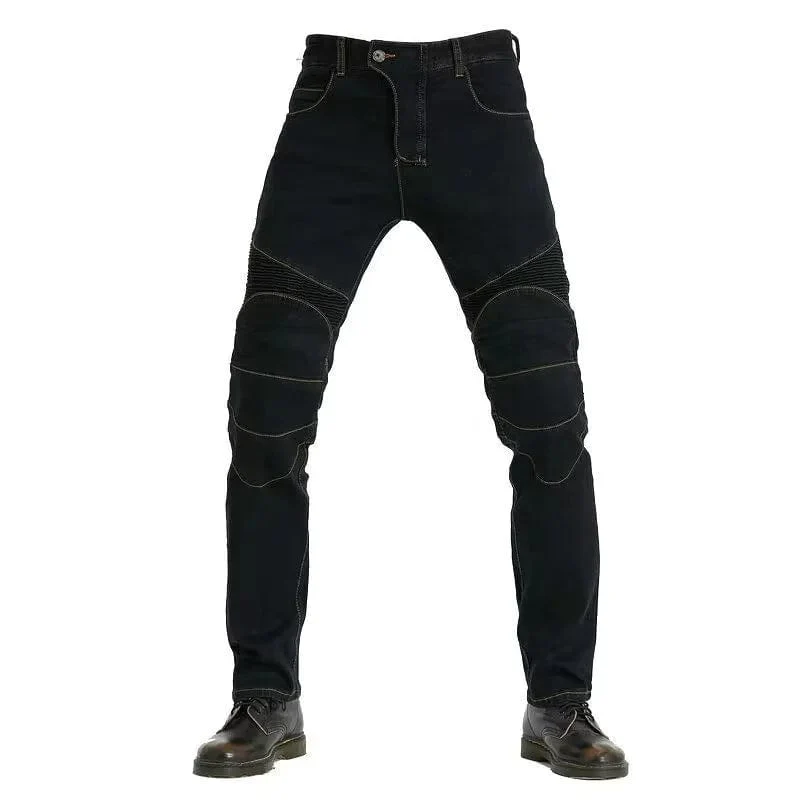 Männer Jeans Stickerei Motorrad Hosen Pantalon Motocross Gürtel Schutz Ausrüstung Motorrad Führerschein Prüfung Motos Jeans