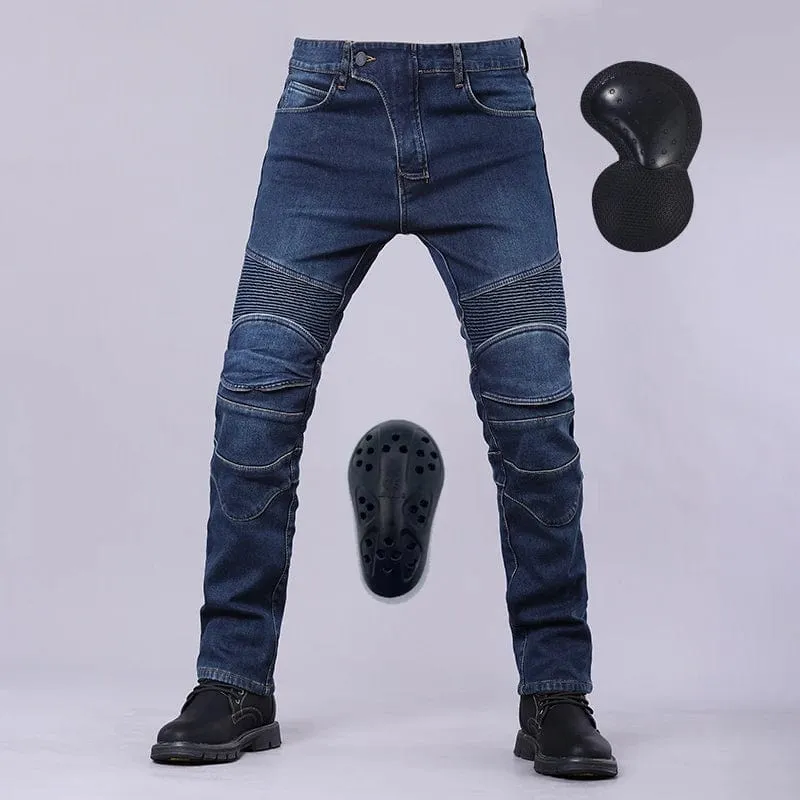 Motorrad-Reitjeans für Herren, Outdoor, Moto-Jeans, Knie- und Hüftschutz, Motocross-Hose, Touring-Hose, Anti-Drop-Hose, Schutzausrüstung