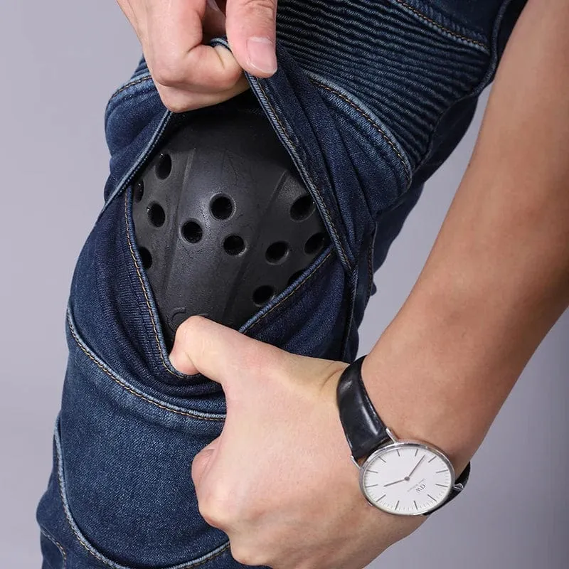 Motorrad-Reitjeans für Herren, Outdoor, Moto-Jeans, Knie- und Hüftschutz, Motocross-Hose, Touring-Hose, Anti-Drop-Hose, Schutzausrüstung