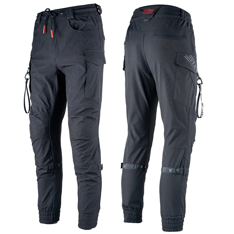 Star Field Knight Motorradhose Sommer Atmungsaktive CE-Schutzpanzerung Schwarz Armeegrün Herren Motorradhose